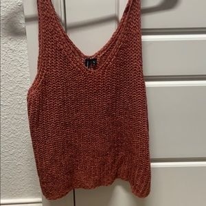 Knitted tank top